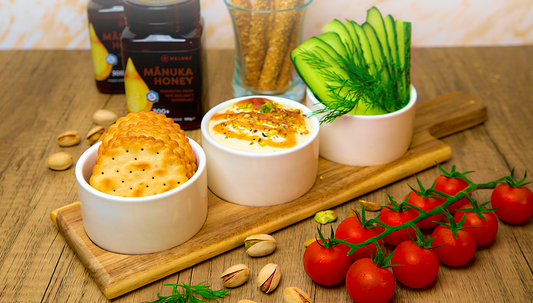 Effortlessly Elegant: Whipped Cottage Cheese Dip with Manuka Honey