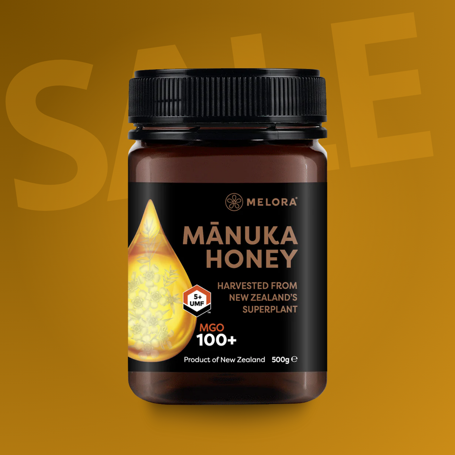 Mānuka Honey 100+ MGO 500g - expires Feb-26 - Melora UK