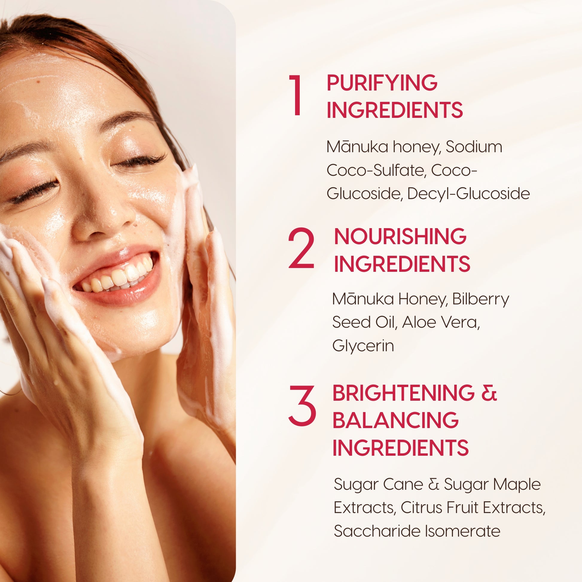 Purifying Mānuka Face Wash - Melora UK