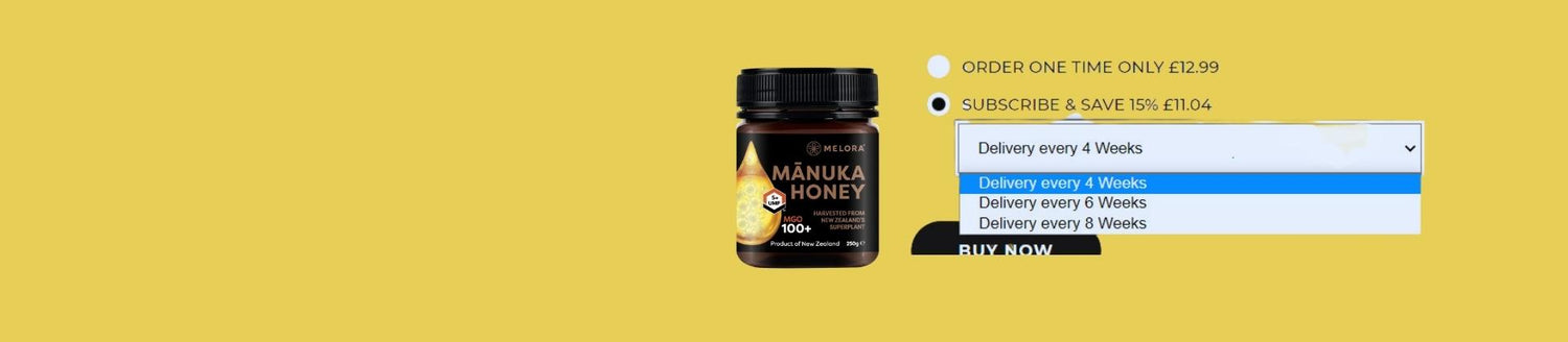 Manuca honey homepage banner
