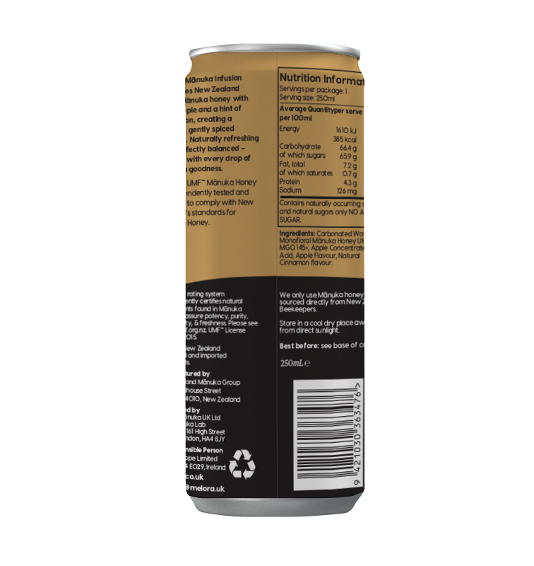 Sparkling Mānuka Honey with Cinnamon & Apple