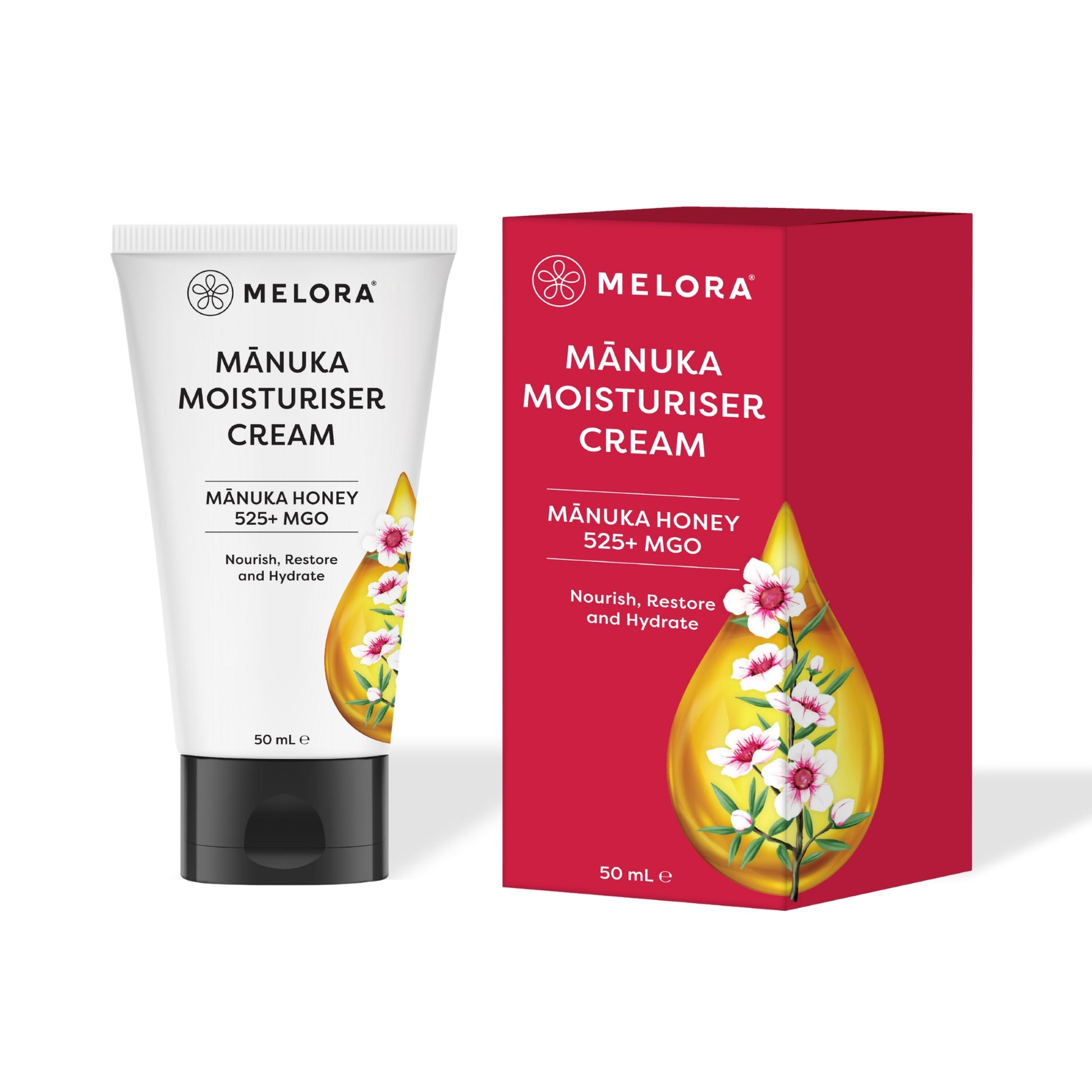Mānuka Moisturiser Cream - Melora UK