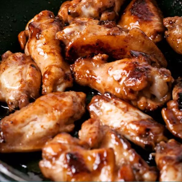honey drizzled on chicken