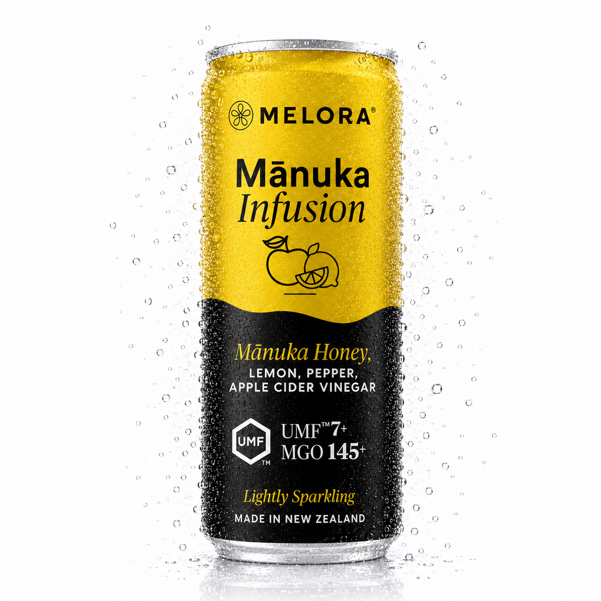 Sparkling Mānuka Honey with Lemon, Black Pepper & Apple Cider Vinegar - Melora UK