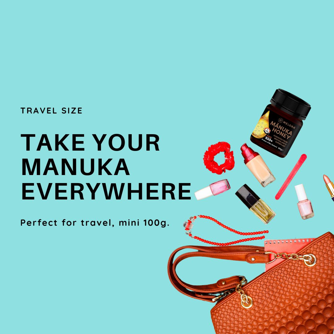 Mānuka Honey 100+ MGO 100g - Travel Size - Melora