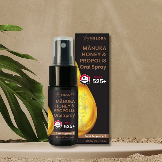 Propolis and Manuka Honey Oral spray - High Strength - Melora