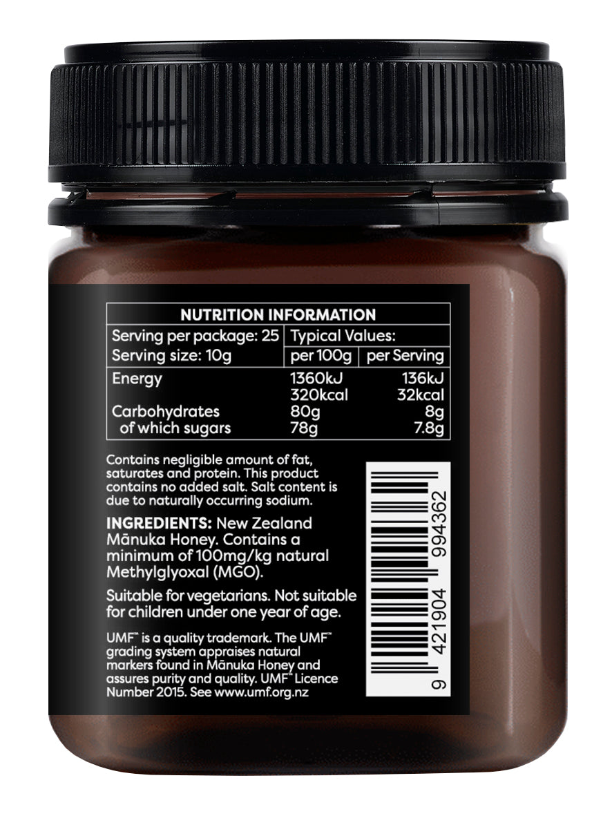 Mānuka Honey 100+ MGO UMF 5+ 250g - Melora