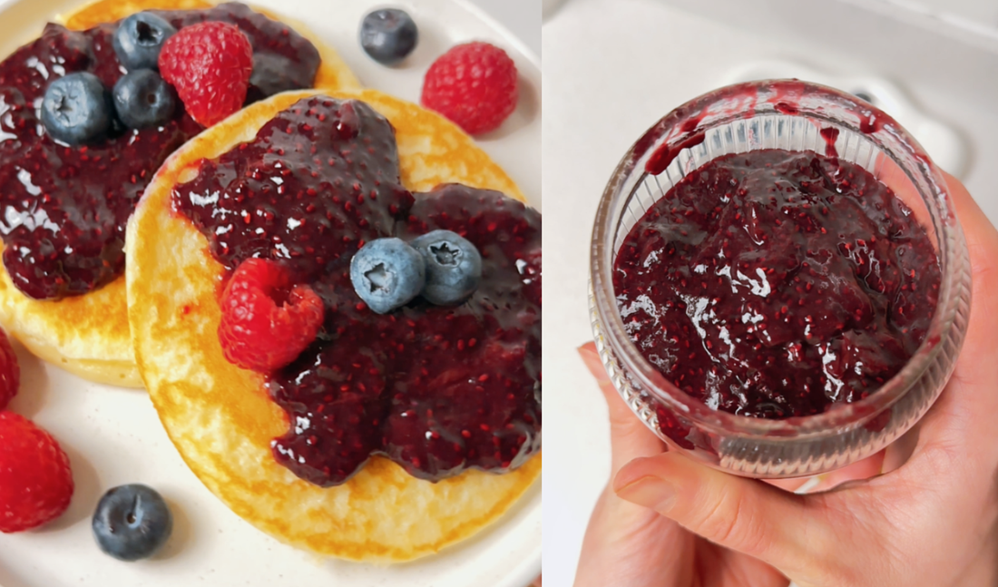 Blueberry; Manuka Honey Chia Jam