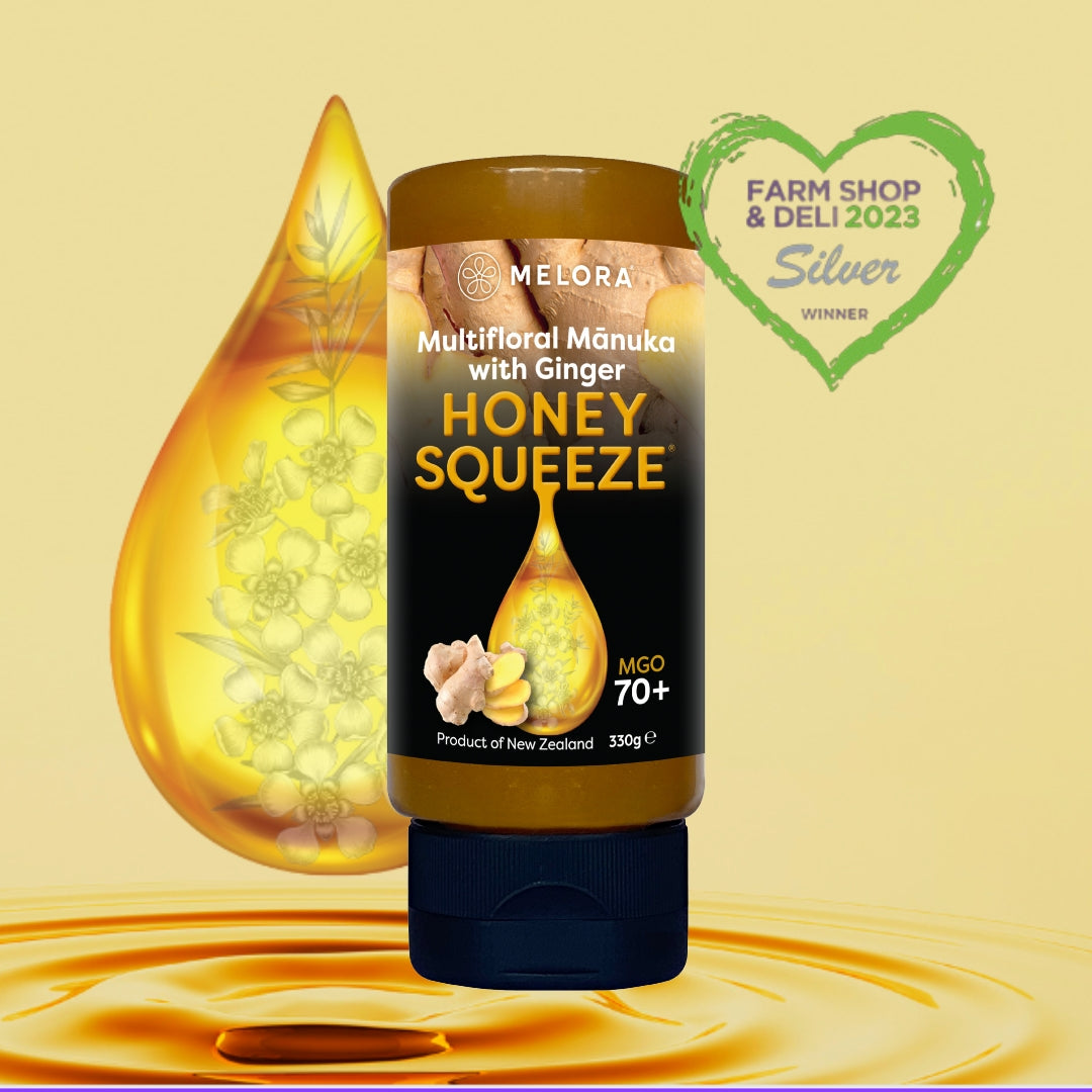 Enjoy Manuka Honey On The Go With Our Handy Squeezy Bottle