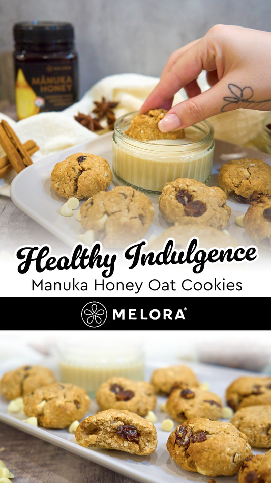 Manuka Honey Oatmeal Cookies