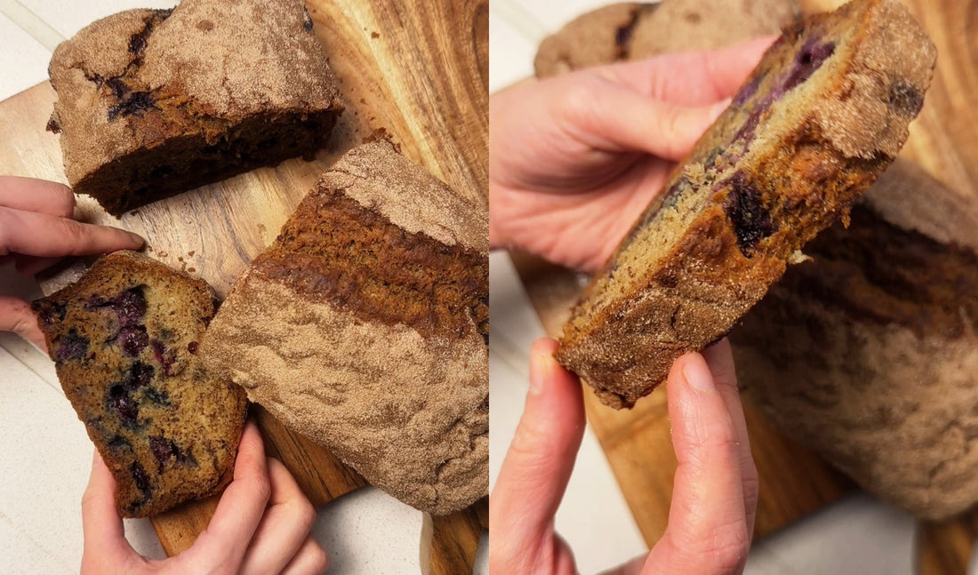 Blueberry &amp; Cinnamon Banana Bread