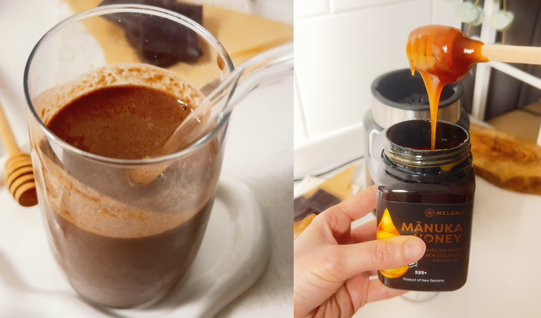 Elevate Your Morning: Healthy Chocolate Manuka Honey Smoothie