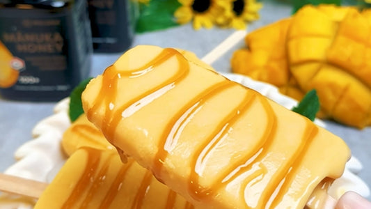 Refreshing Mango & Manuka Honey Popsicles – The Perfect Summer Treat! ☀️🍯🥭