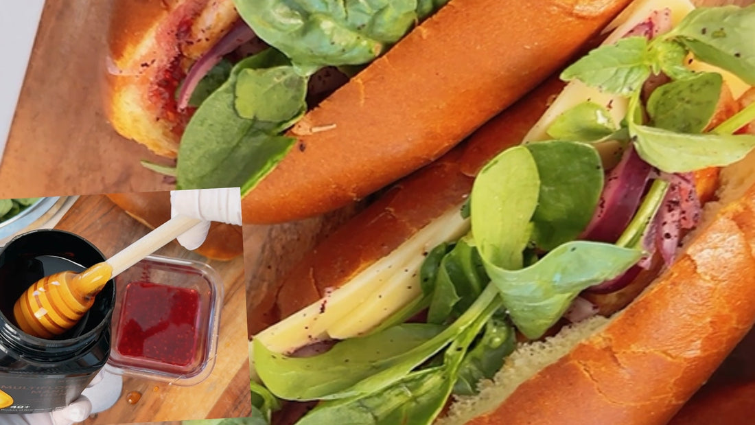 Mānuka Honey & Raspberry Chicken Sandwich