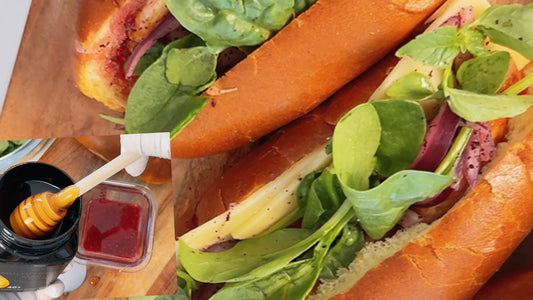 Mānuka Honey & Raspberry Chicken Sandwich
