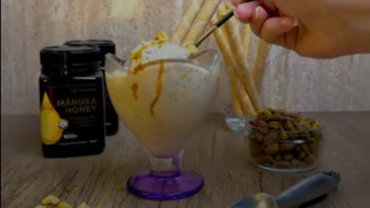 Homemade Luxury: The Ultimate Ninja Creami Manuka Honey Ice Cream Recipe