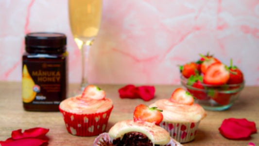 Decadent Chocolate & Manuka Honey Cupcakes – A Valentine’s Day Treat ❤️🍫🍯