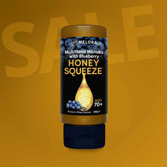 Mānuka Honey Squeeze Bottle 70+MGO Blueberry