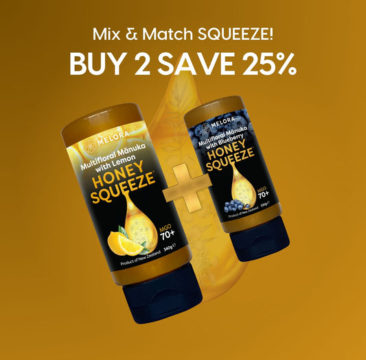 Mānuka Honey Squeeze Bottle 70+MGO Lemon