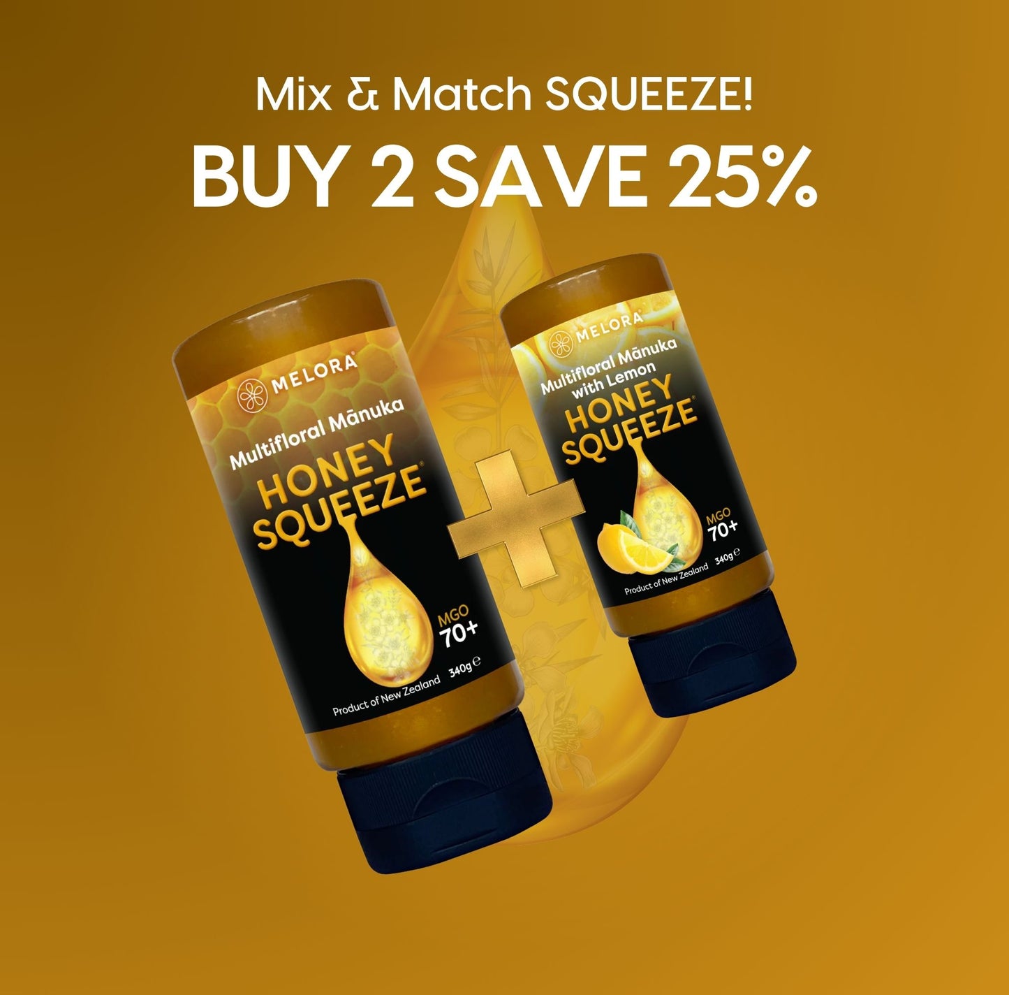 Mānuka Honey Squeeze Bottle 70+MGO Honey