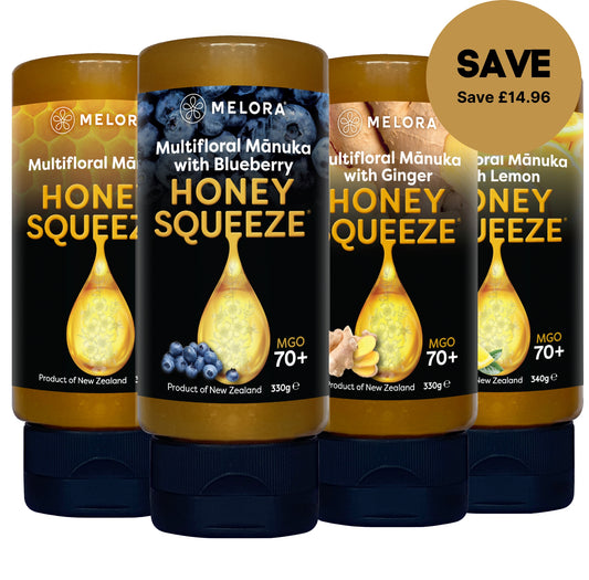 Intense Squeezy Breakfast Mixed Flavour Pack - Melora UK