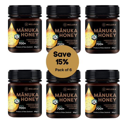 Mānuka Honey 700+ MGO 250g Pack of 6 EXPIRED 10/24