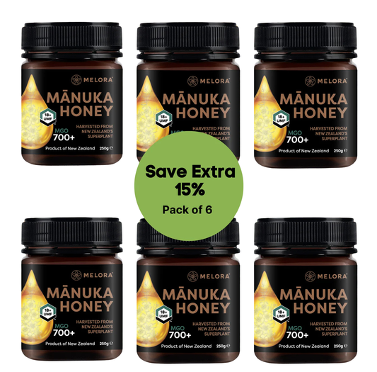 Mānuka Honey 700+ MGO 250g Pack of 6 EXPIRES 07/25