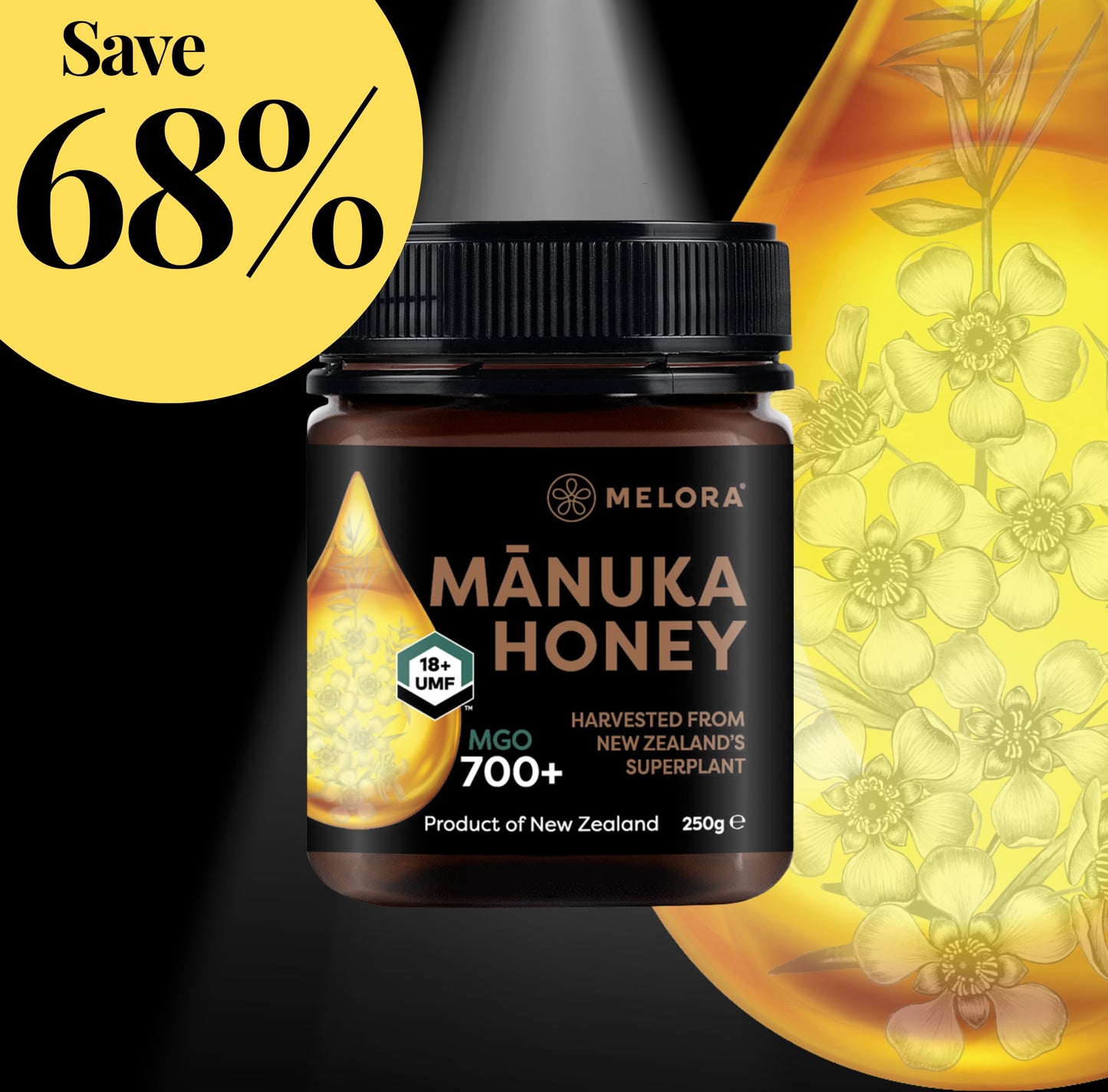 Mānuka Honey 700+ MGO 250g Expired Oct 24