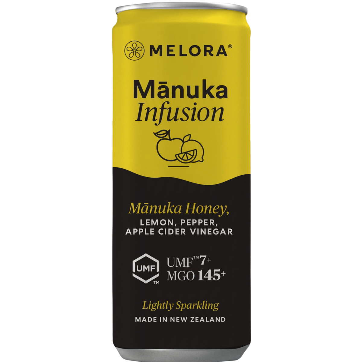 Sparkling Mānuka Honey with Lemon, Black Pepper & Apple Cider Vinegar