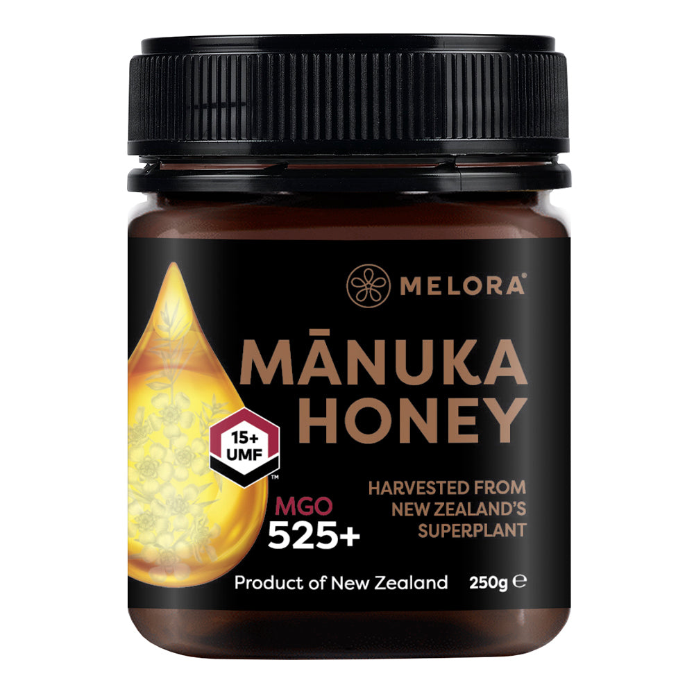 Save 30% on Melora Mānuka Honey 525+ MGO 250g