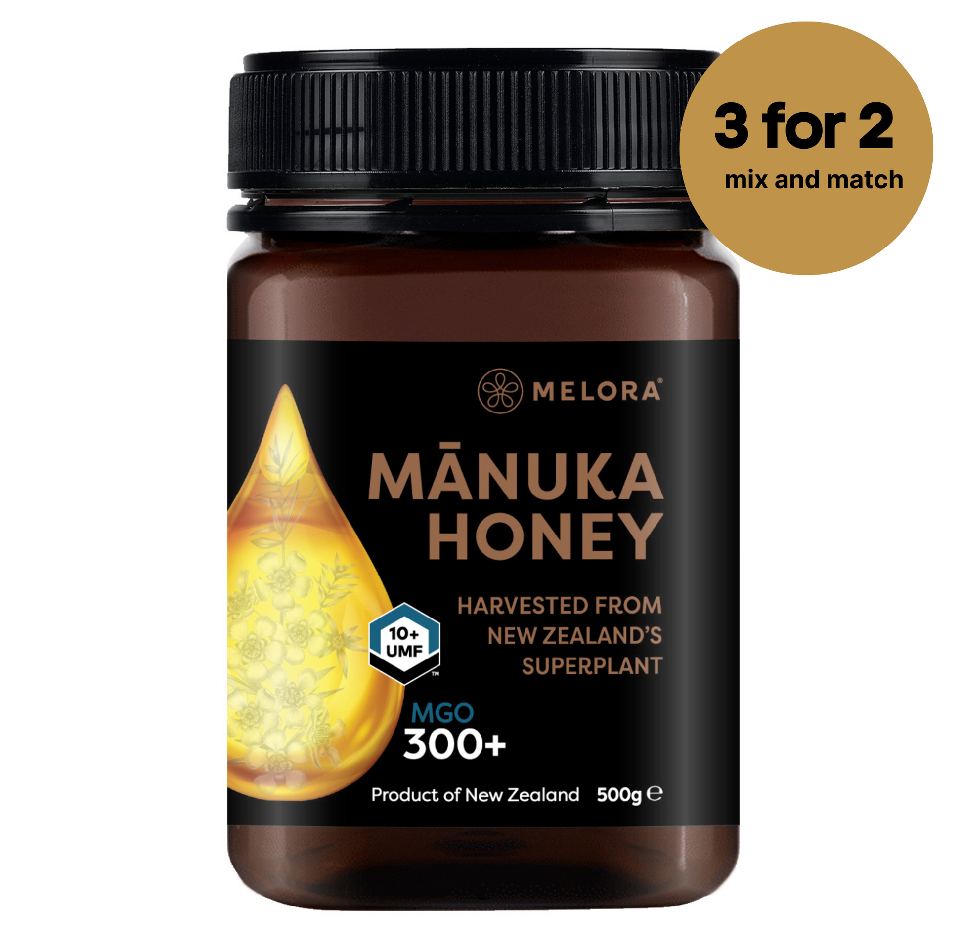 Mānuka Honey 300+ MGO 500g - Melora